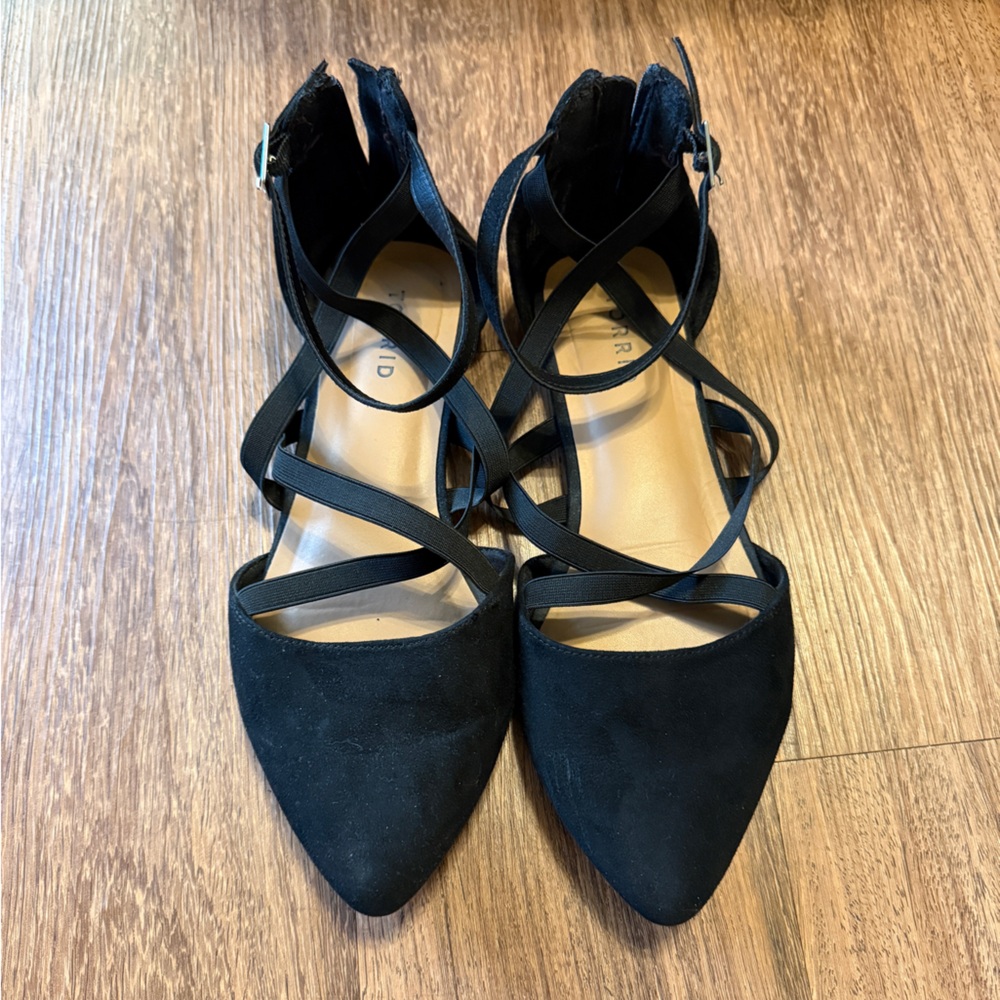 Torrid Elegant Black Strappy Women's Shoes